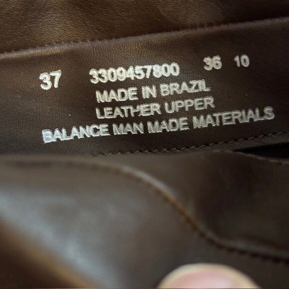 Dansko Bobbi Dark Brown Leather Cuffed Heeled Ankle Boots, Women's Size 37 - Picture 9 of 13